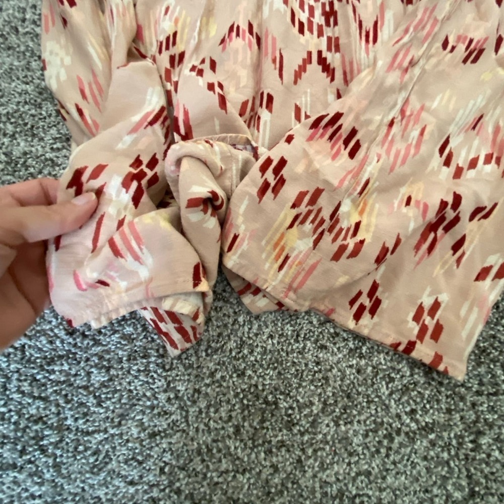 Knox rose maxi dress large short sleeve peach and pinks floor length - Picture 2 of 10